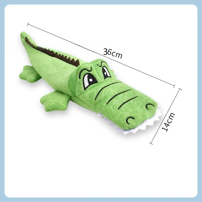 Alligator Plush Dog Toy