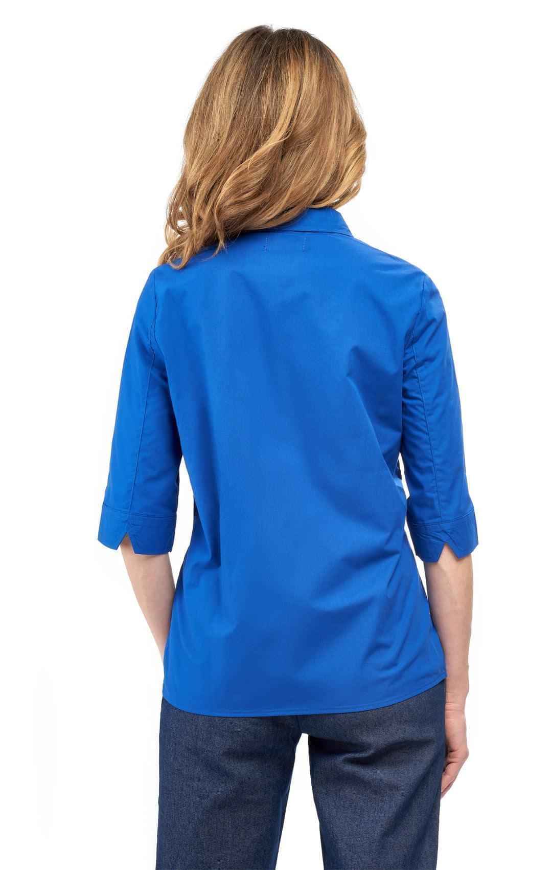 Women Button Down Collared Shirt