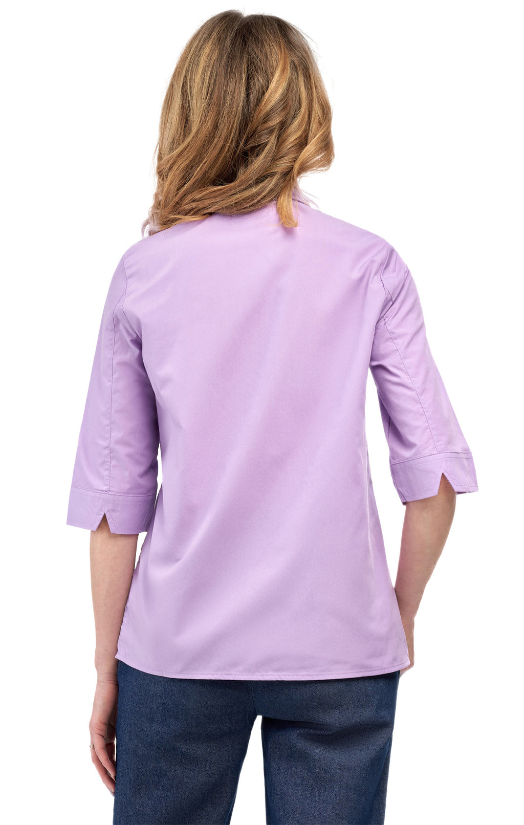 Women Button Down Collared Shirt