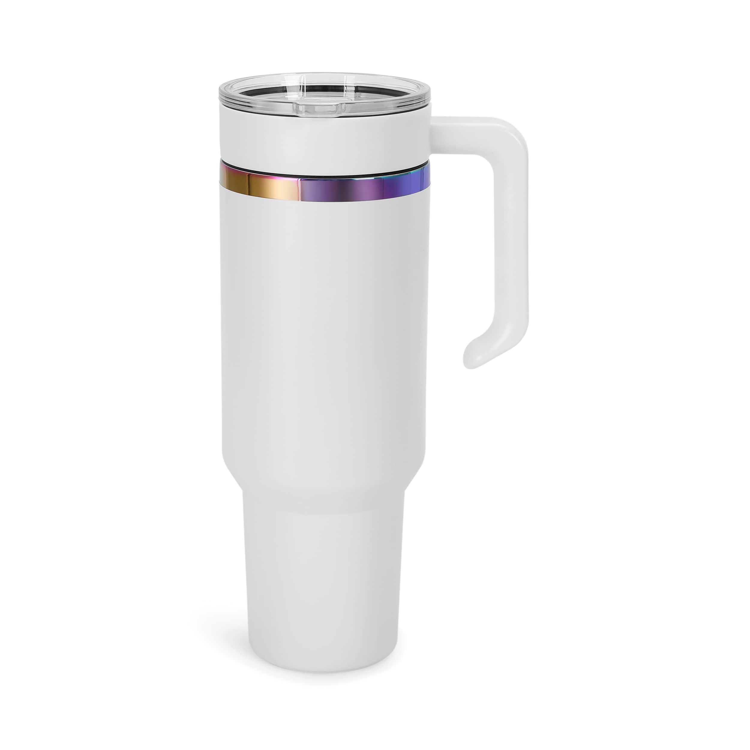 40oz Rainbow-Plated Tumbler