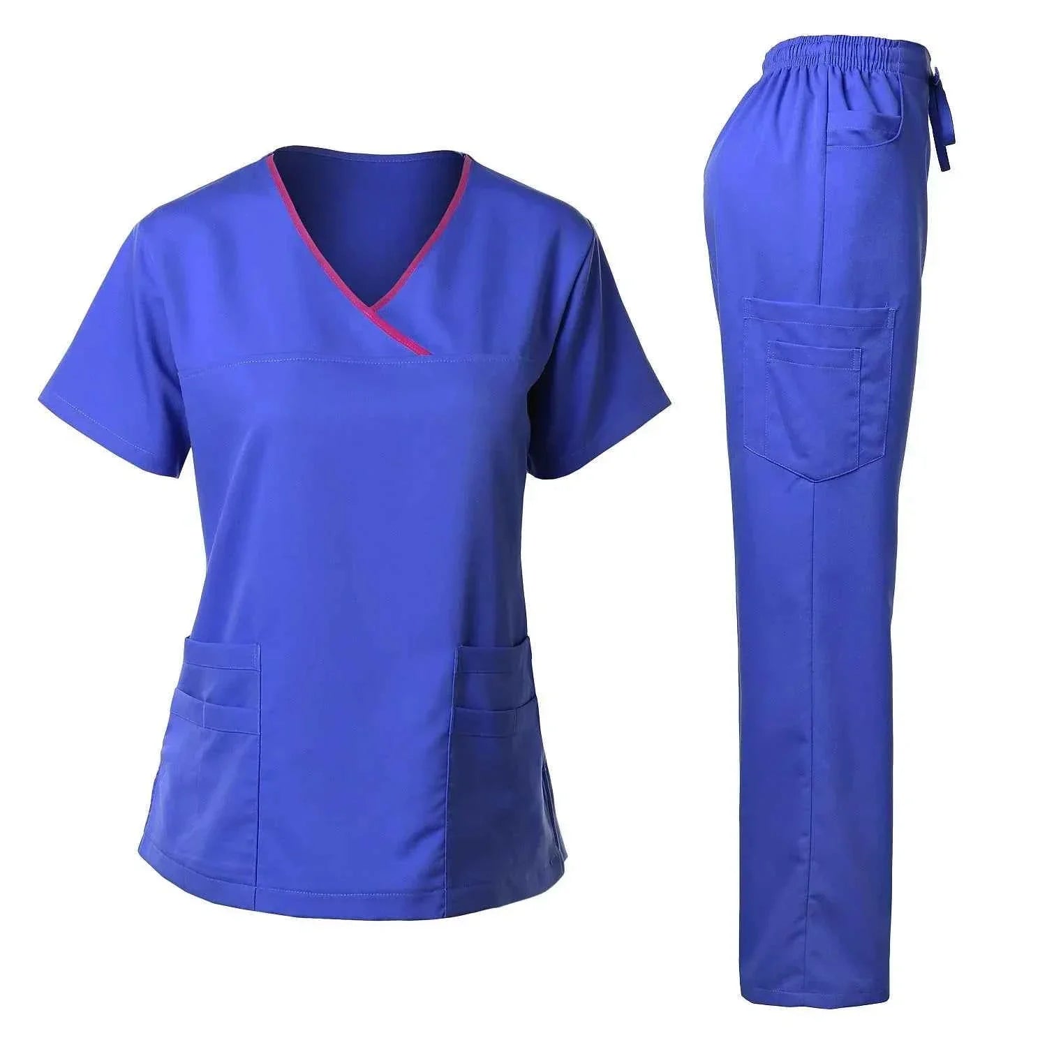 Women's Medical Scrub Uniform Set