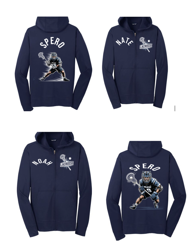Lacrosse Hoodie Made to Order