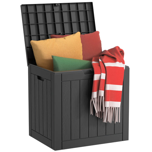 35 Gallonen Outdoor-Aufbewahrungsbox aus Kunststoff