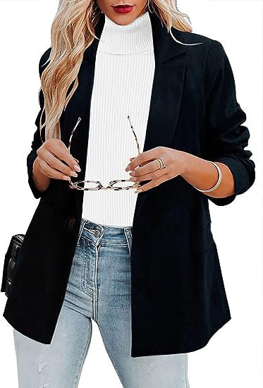 Slim-Fit Single-Breasted Blazer