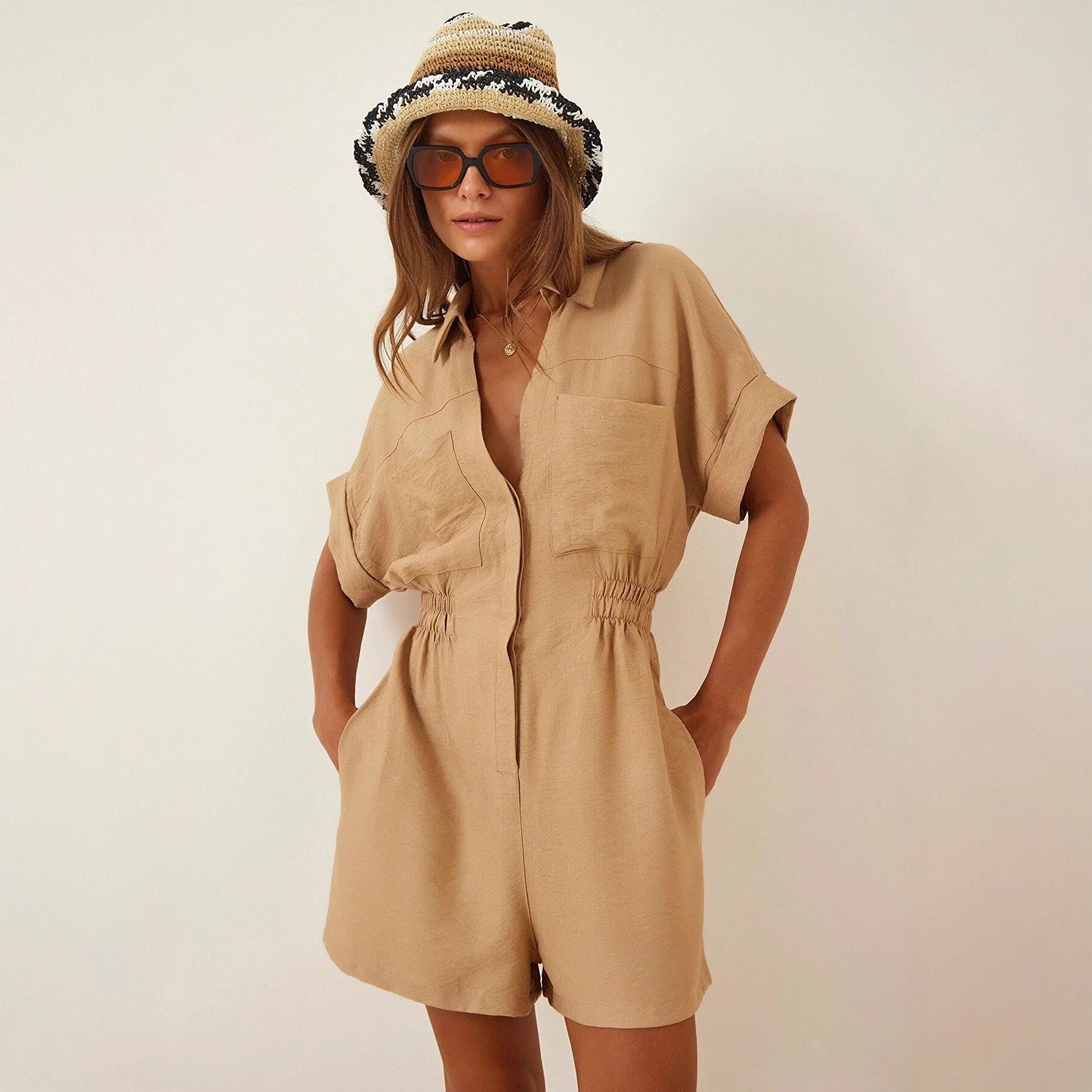 Cotton Linen Jumpsuit