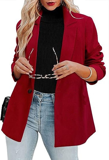 Slim-Fit Single-Breasted Blazer