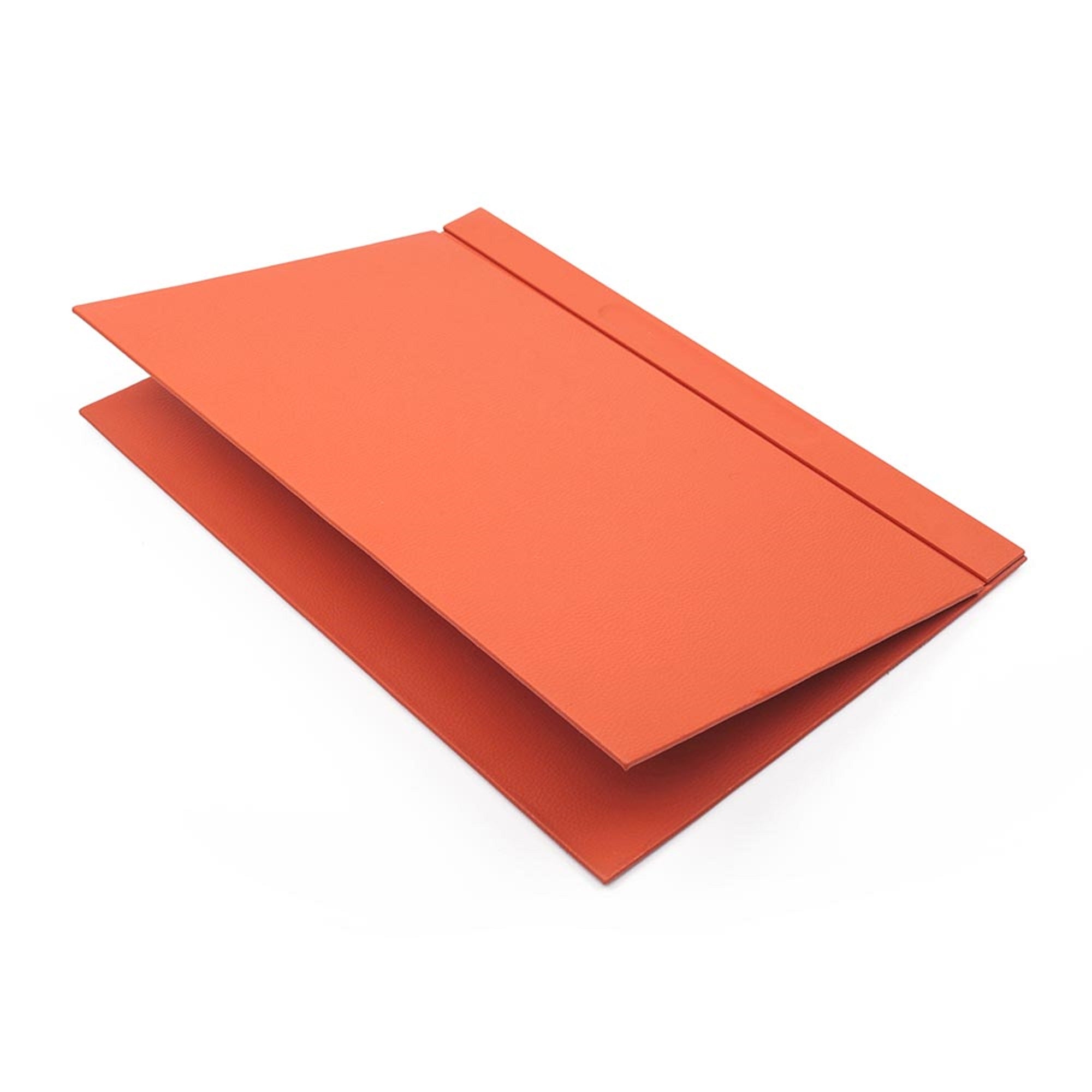 MOOG Leather Desk Set-4 Accessories- Orange - 4 PCS .