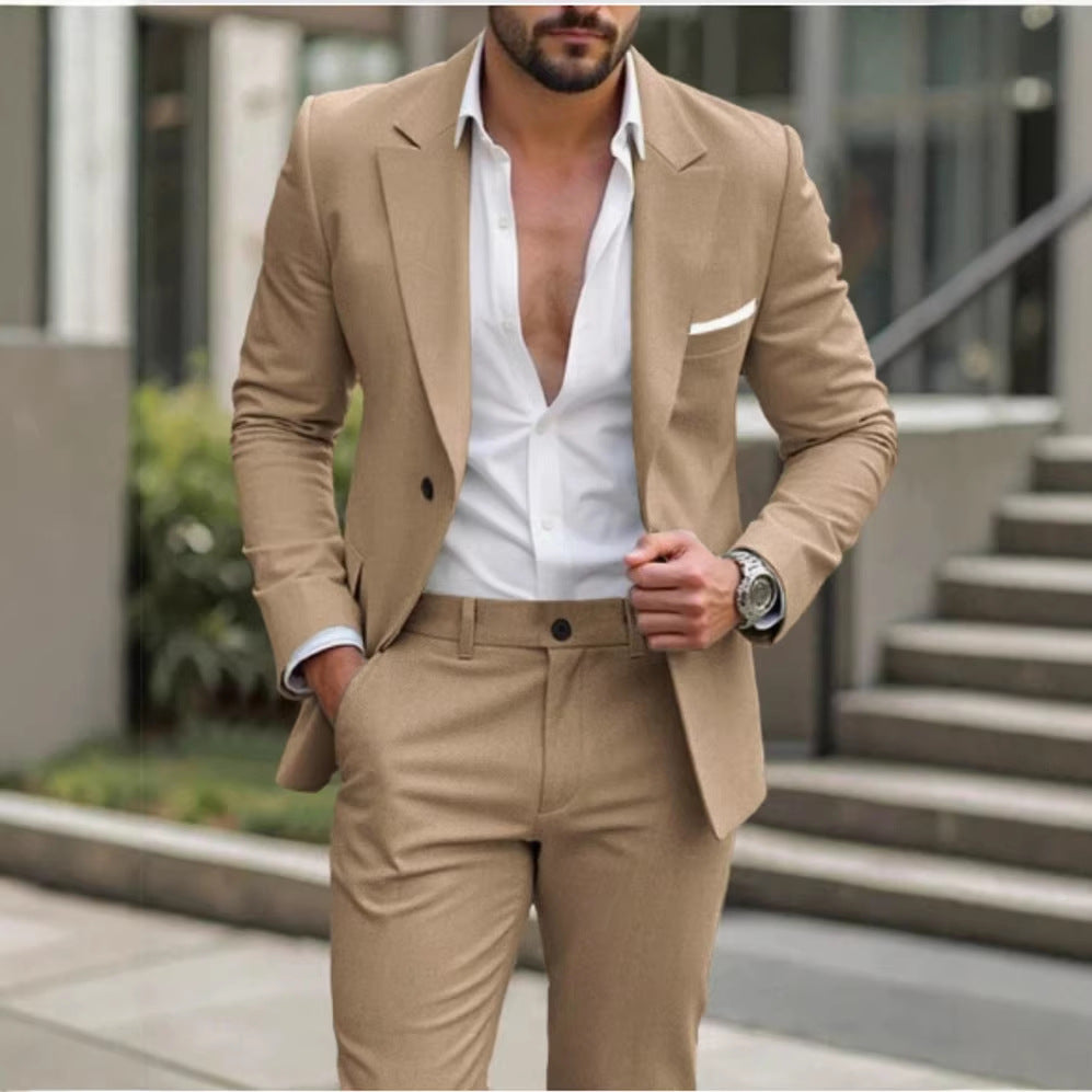 Mens Two-piece Business Suit