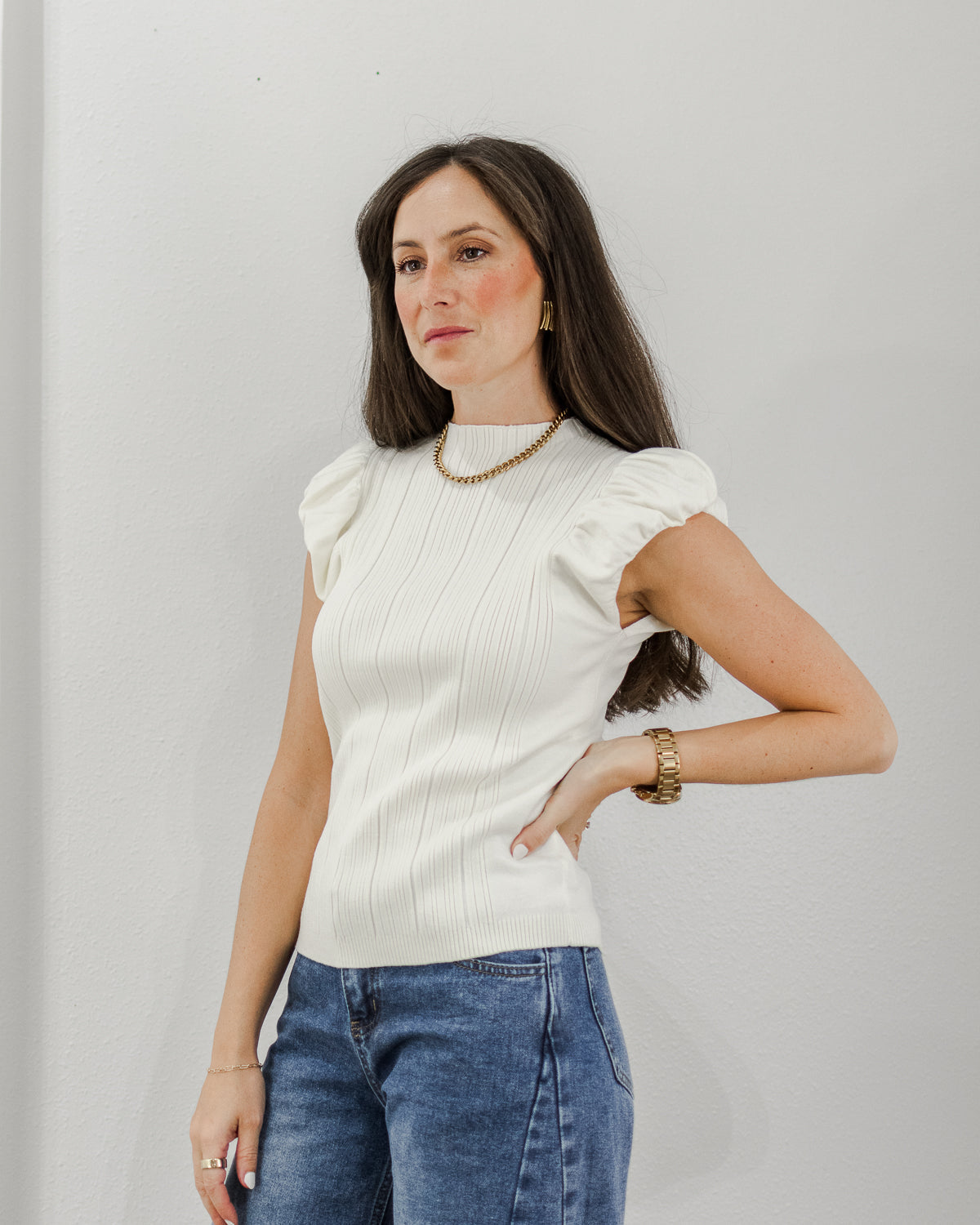 Austen Puff Sleeve Top