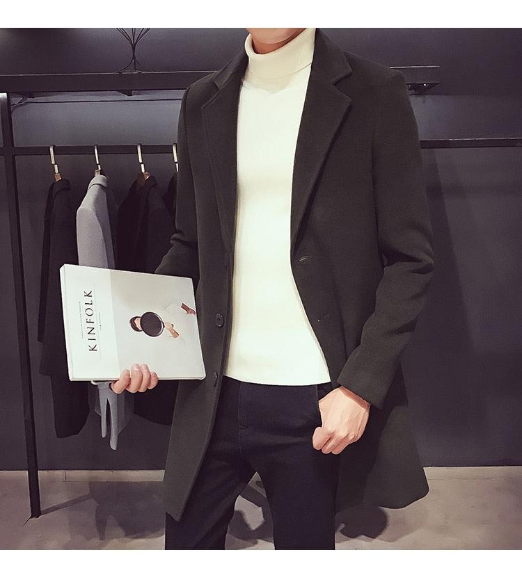 Fashion Men Trench Coat