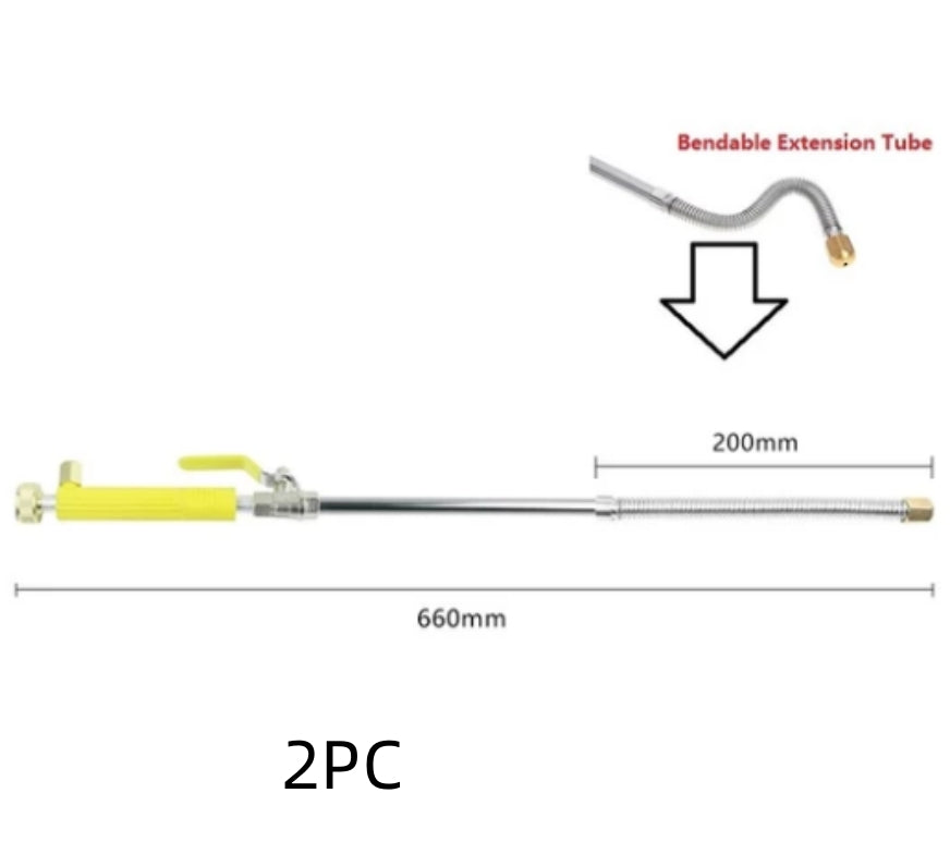 2-in-1 High-Pressure Jet Washer & Garden Hose Nozzle