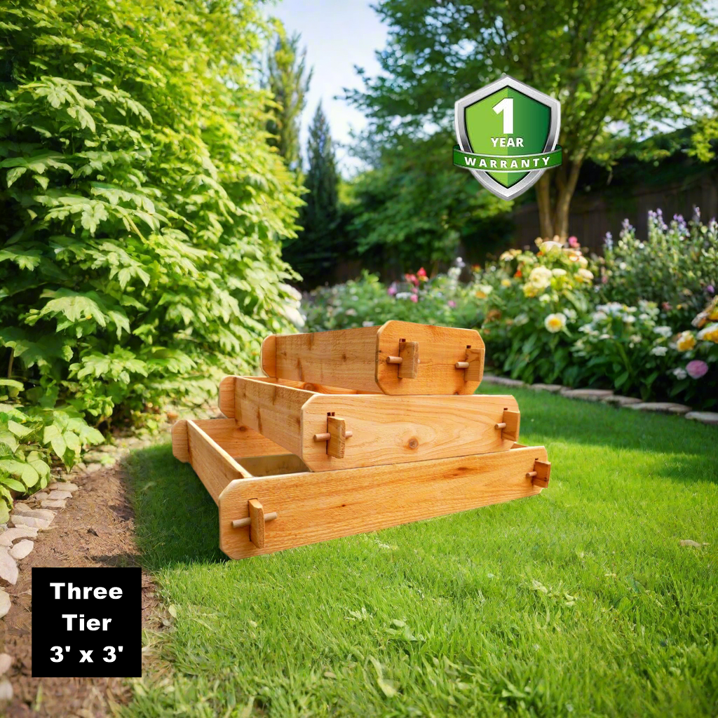 Timberlane Raised Garden Bed Kit 3 Tiered
