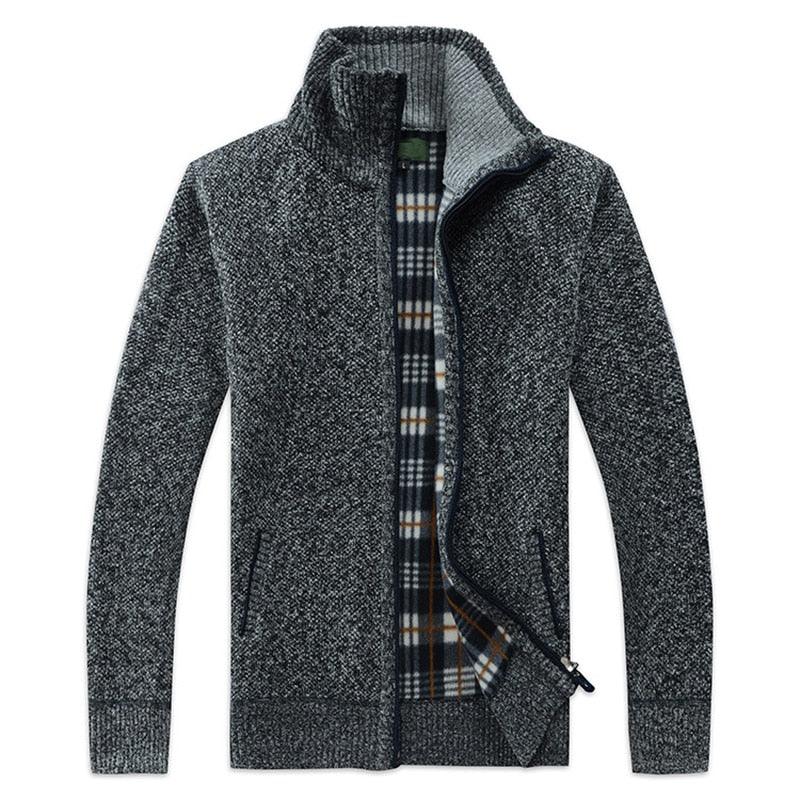 Casual Slim Fit Fleece Jacket