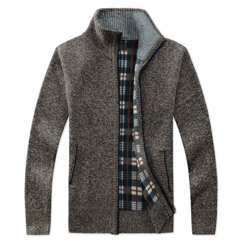 Casual Slim Fit Fleece Jacket