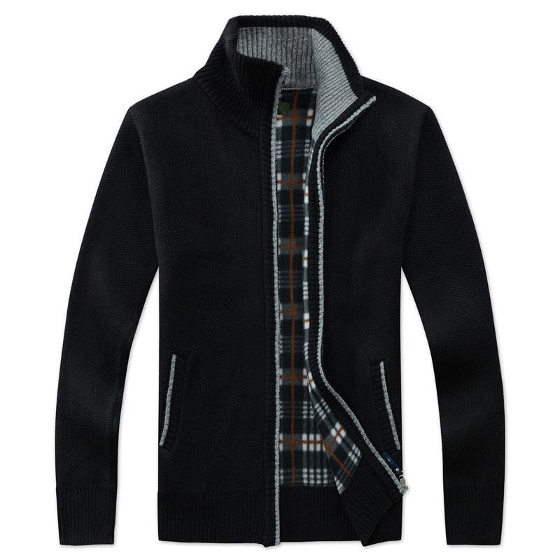 Casual Slim Fit Fleece Jacket