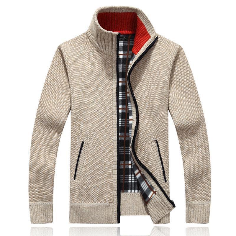 Casual Slim Fit Fleece Jacket