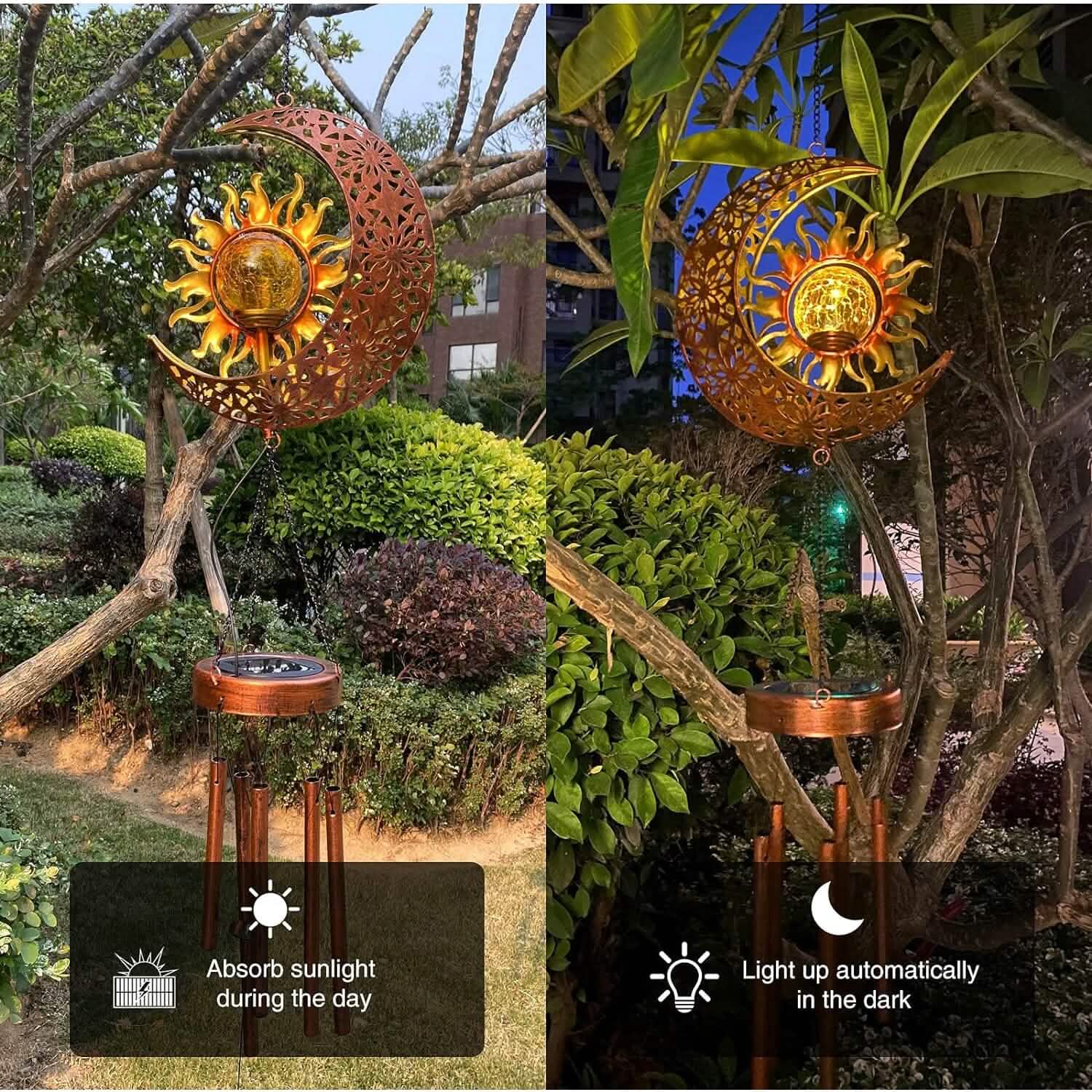 Solar Garden Wind Chime