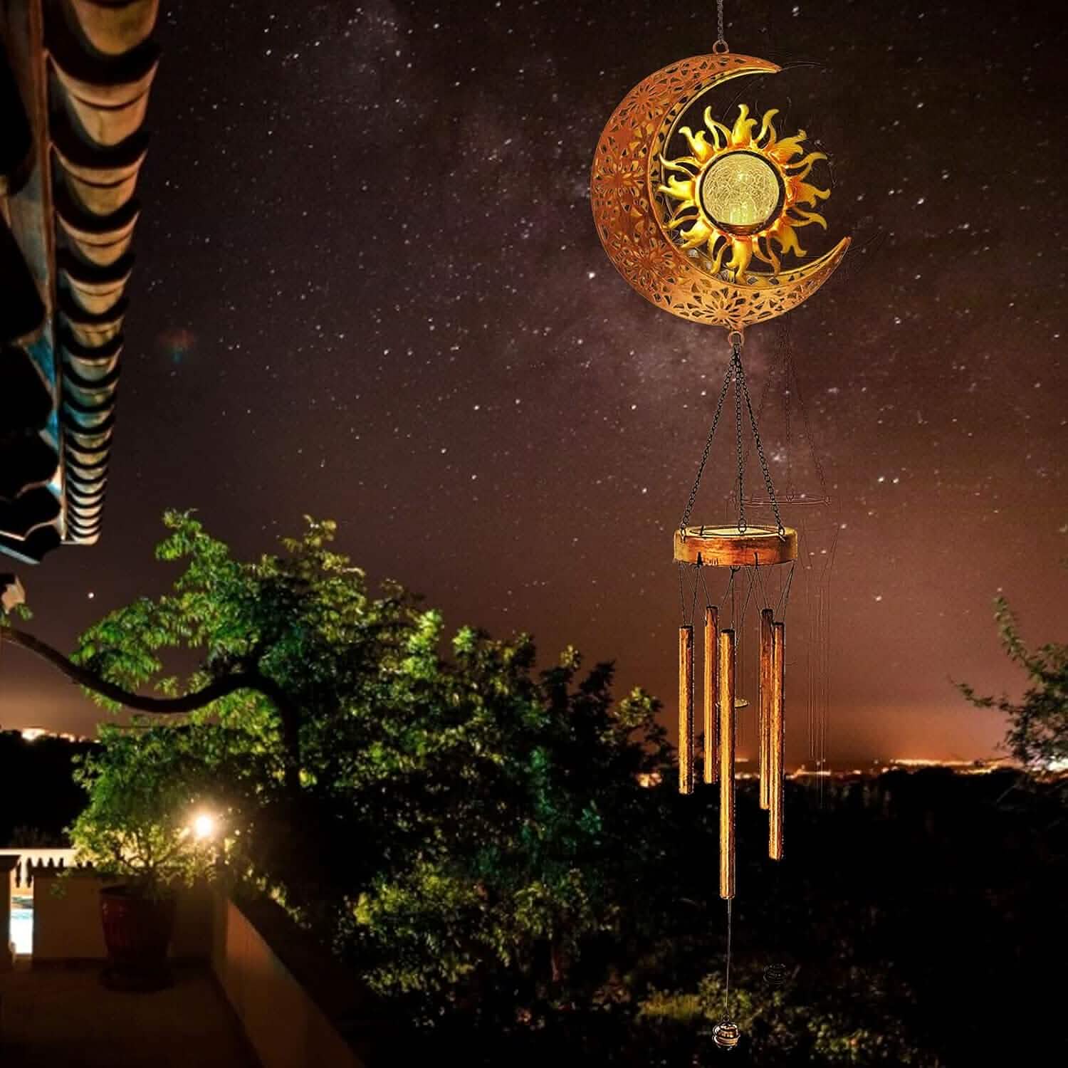 Solar Garden Wind Chime
