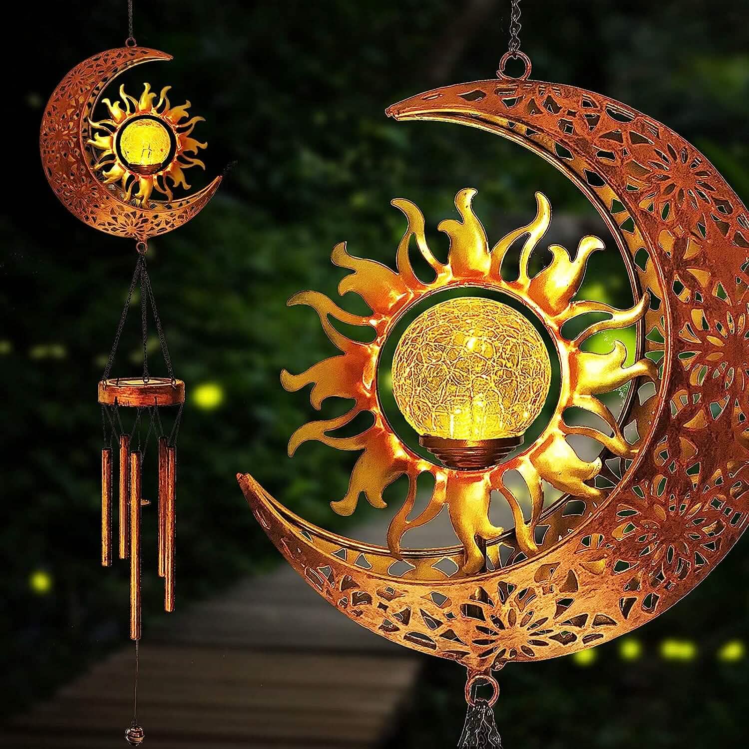 Solar Garden Wind Chime