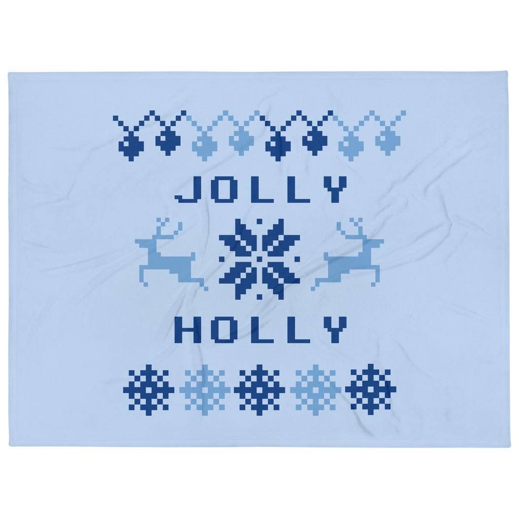 Jolly Holly Christmas Blanket
