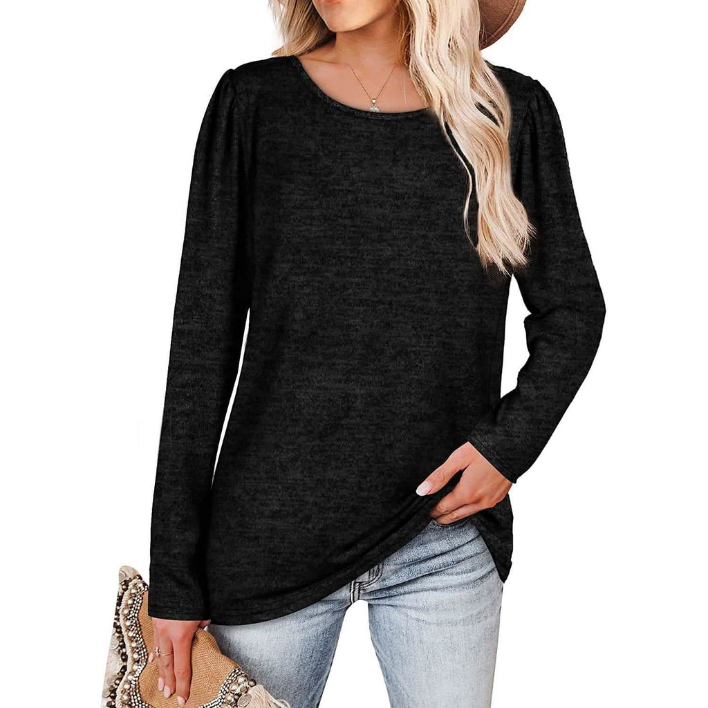 Women Petal Sleeve Casual Top