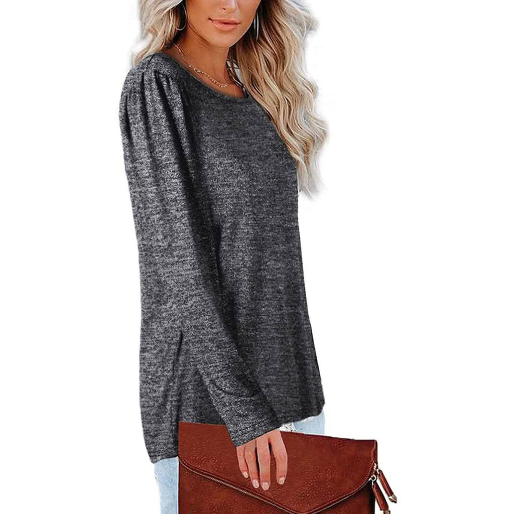 Women Petal Sleeve Casual Top