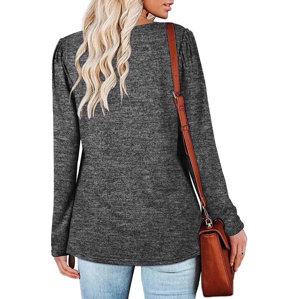 Women Petal Sleeve Casual Top