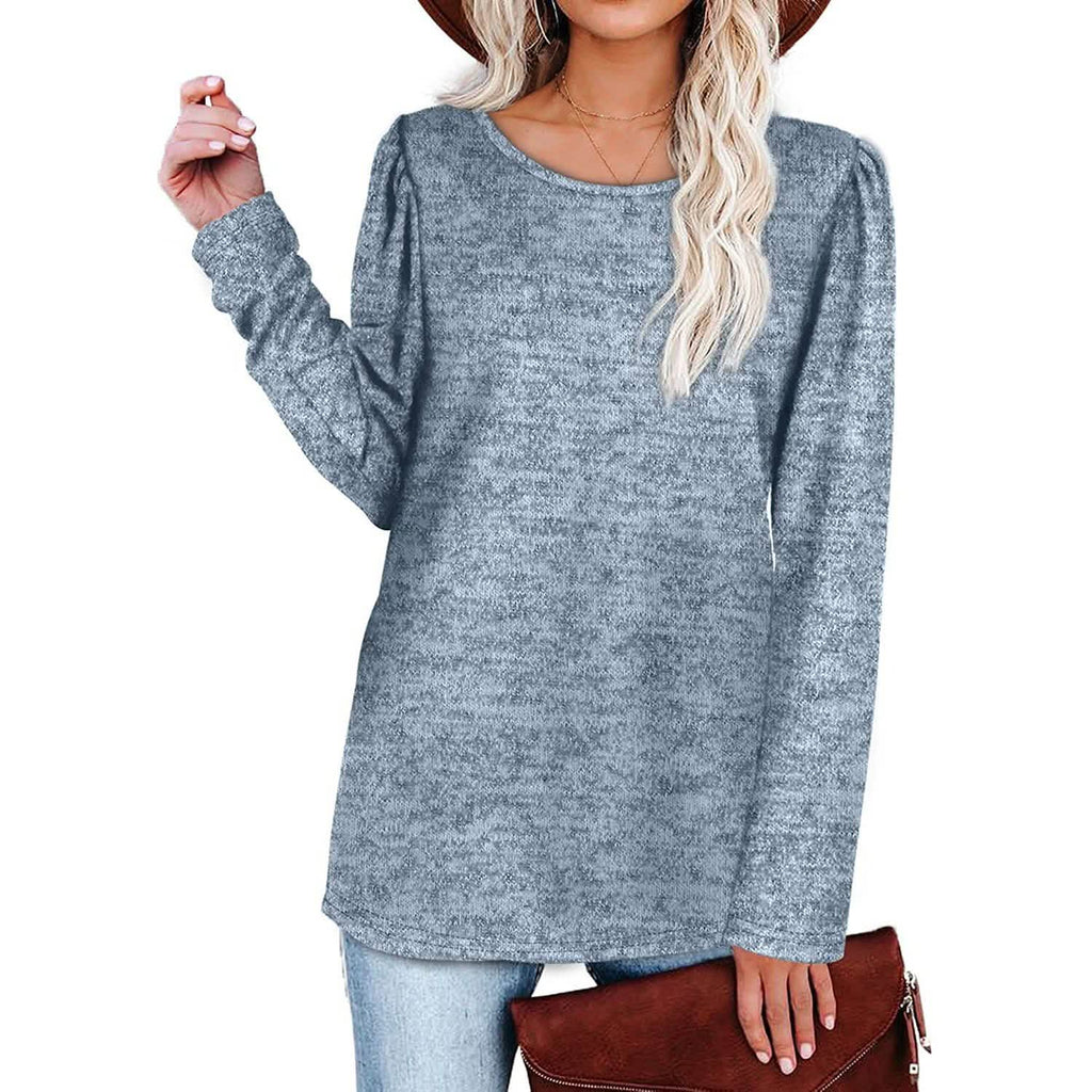 Women Petal Sleeve Casual Top