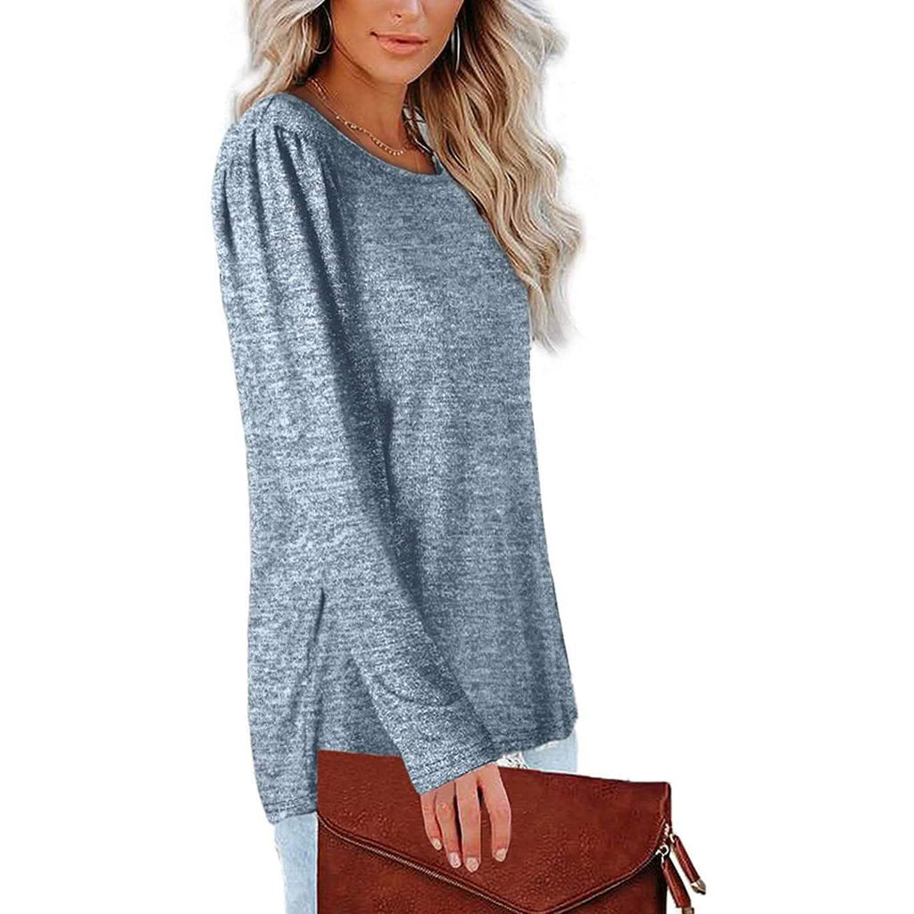 Women Petal Sleeve Casual Top