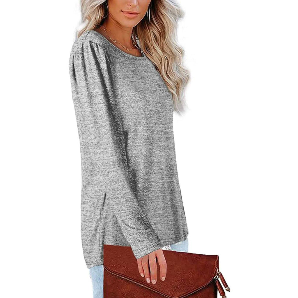 Women Petal Sleeve Casual Top