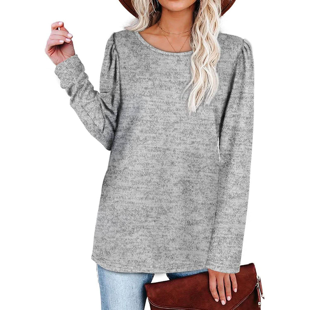 Women Petal Sleeve Casual Top