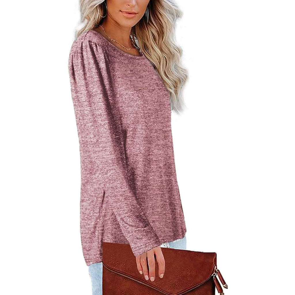 Women Petal Sleeve Casual Top