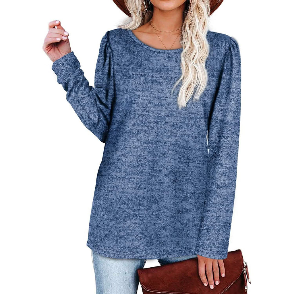 Women Petal Sleeve Casual Top