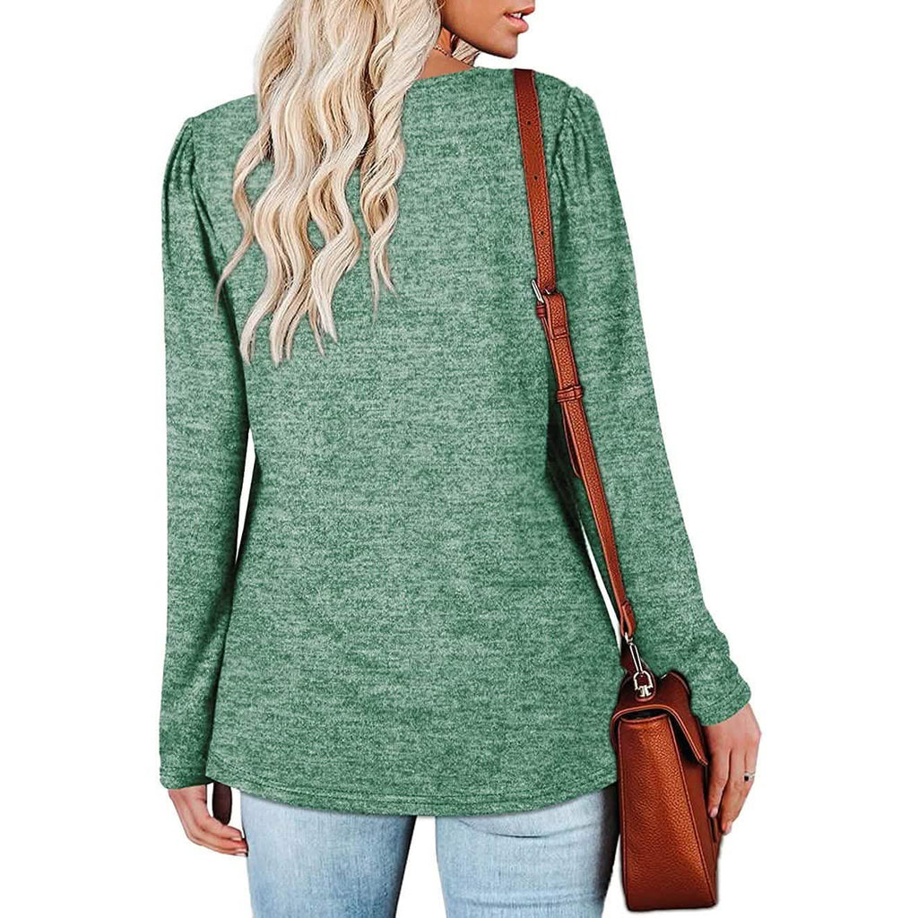 Women Petal Sleeve Casual Top