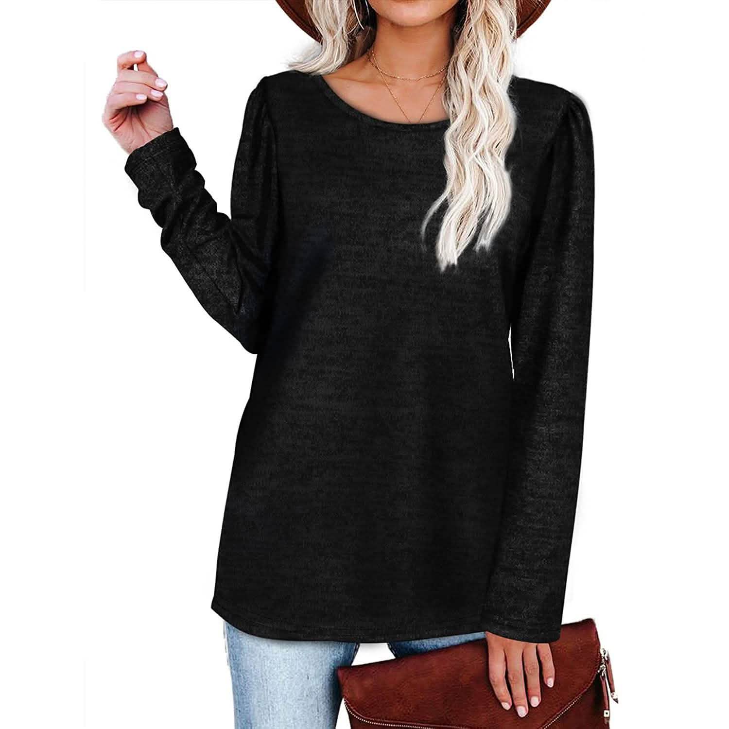 Women Petal Sleeve Casual Top