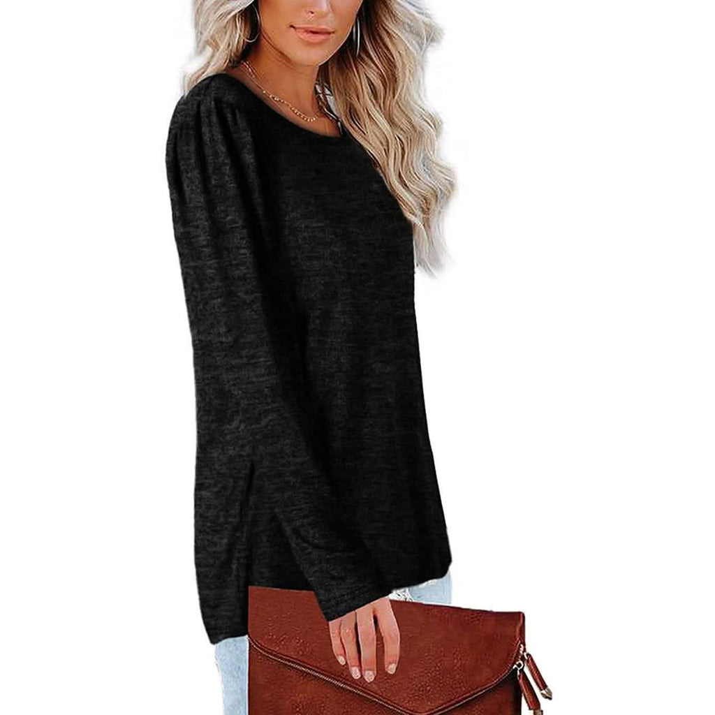 Women Petal Sleeve Casual Top